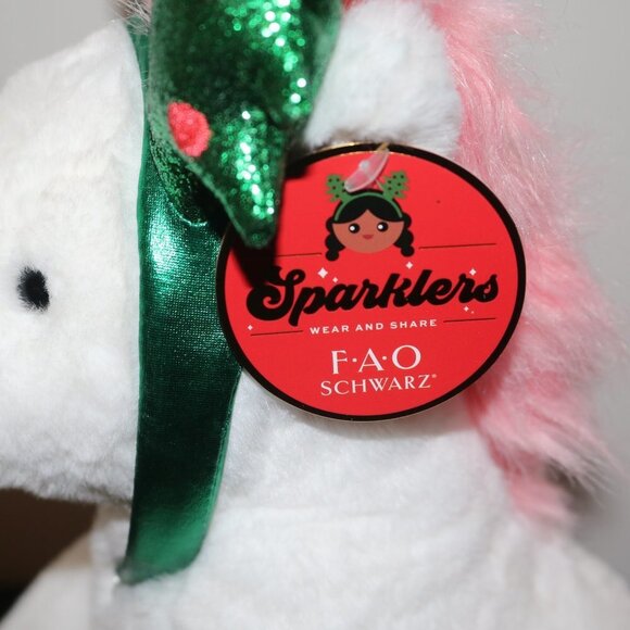 F.A.O Schwartz pony Sparklers wear and share with removeable tree headband NWT - Picture 6 of 7